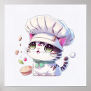 Search for bread baker posters Cat
