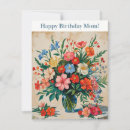 Search for vintage floral birthday cards Mum