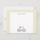 Search for bicycle horizontal note cards For her