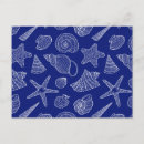 Search for blue shells postcards Nautical