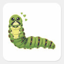 Search for caterpillar square stickers Cute