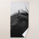 Search for horse bath towels Monochrome
