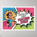 Search for best teacher ever posters Teaching