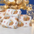 Search for pink gingerbread wrapping paper Cute