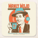 Search for manly coasters Typography