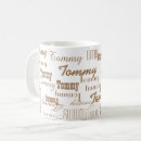 Search for light brown mugs Typography