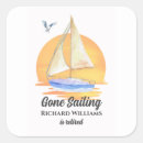 Search for sailboat watercolor stickers Nautical