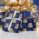 Search for navy blue christmas wrapping paper Pattern
