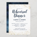 Search for gold glitter rehearsal dinner invitations Elegant