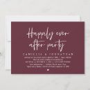 Search for burgundy wedding reception invitations Elopement