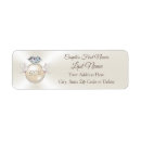 Search for diamond return address labels Elegant