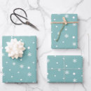 Search for snowflake wrapping paper Blue
