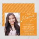 Search for traditional graduation invitations Stripes