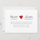 Search for red heart invitations Calligraphy