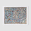 Search for old world map tissue paper Vintage