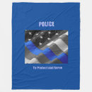 Search for retirement blankets Thin blue line