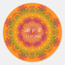 Search for floral background stickers Orange