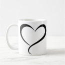 Search for heart line mugs Black