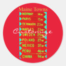 Search for towns stickers Vacation