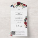 Search for floral rsvp invitations Qr code rsvp
