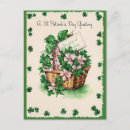 Search for vintage st patricks day postcards Green