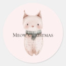 Search for cute pink christmas stickers Cat