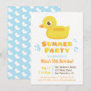 Search for rubber ducky birthday invitations Party