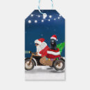Search for black santa gift tags Animal