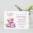 Search for cute cow baby shower invitations Floral