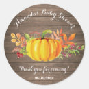 Search for fall favor stickers A little pumpkin