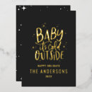Search for baby its cold outside christmas cards Modern