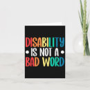 Search for disability cards Support