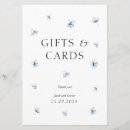 Search for hydrangeas wedding signs Blue and white