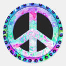 Search for black peace sign stickers Green