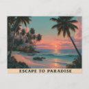 Search for escape postcards Paradise