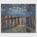 Search for river wrapping paper Vincent van gogh