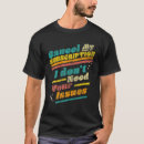Search for issues tshirts Problems