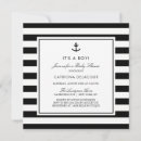 Search for black baby boy shower invitations Stripes