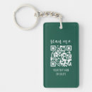 Search for green logo key rings Qr code