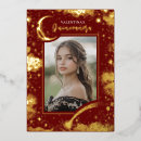 Search for red quince invitations Red and gold