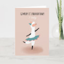 Search for dancing girl birthday cards Tutu