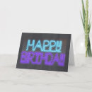Search for neon birthday cards Modern