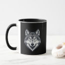 Search for the lone wolf mugs Rustic