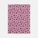 Search for pink paw prints blankets Pattern