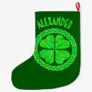 Search for celtic christmas stockings St patricks day