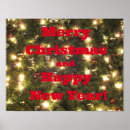 Search for merry christmas happy new year posters Red