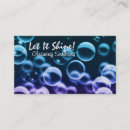Search for water bubble business cards Housekeeping