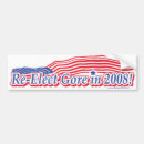 Search for gore bumper stickers Democrat