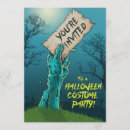 Search for undead halloween invitations Costume party