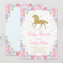 Search for magical baby girl shower invitations Floral